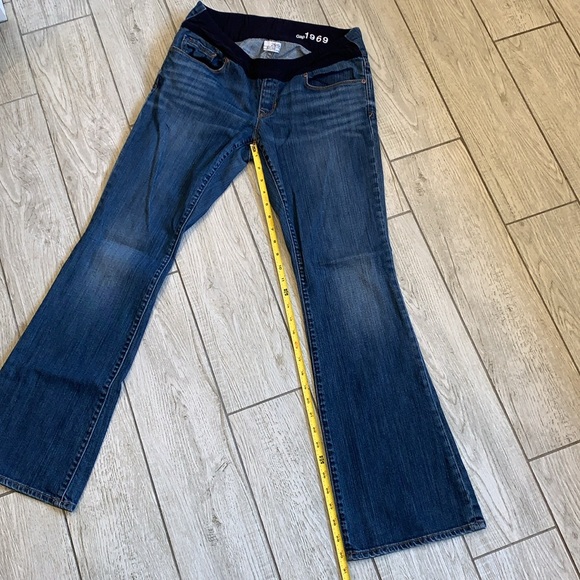 Gap 1969 Maternity Low Front - Sexy Boot Cut Jeans - Picture 5 of 6